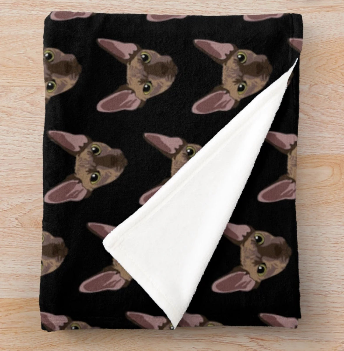 Custom Pet Portrait Blanket (Dog, Cat or any other animal)