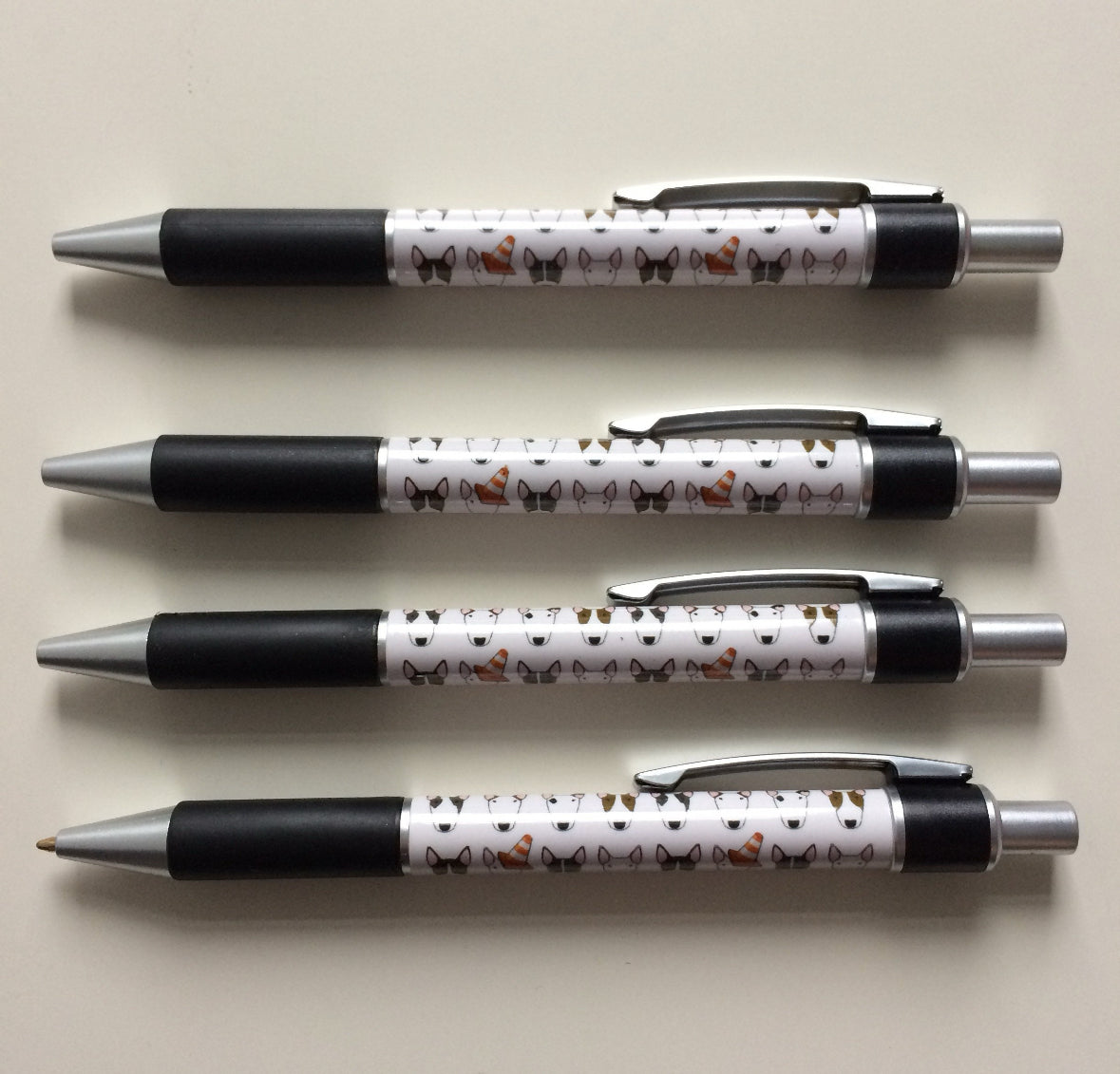 Bull Terrier Ballpoint Black Pen