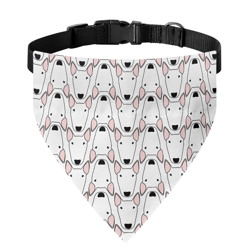 Bully Print Pet Bandana Collar