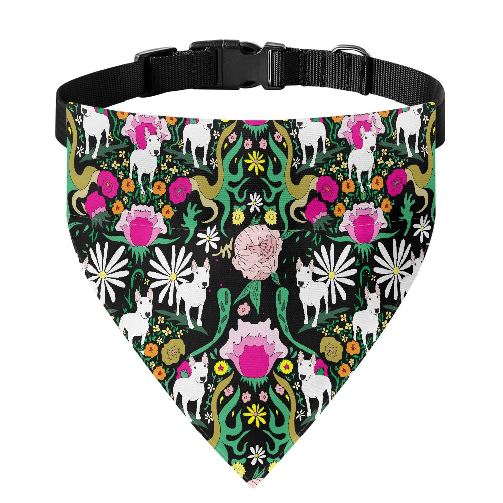 Bully Print Pet Bandana Collar