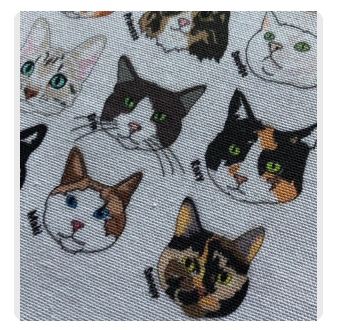 Moggy Mania Cat Print Tea Towel