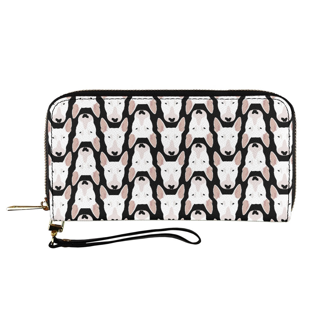 Vegan Leather Zipper Purse