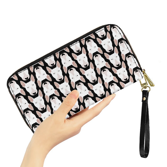 Vegan Leather Zipper Purse