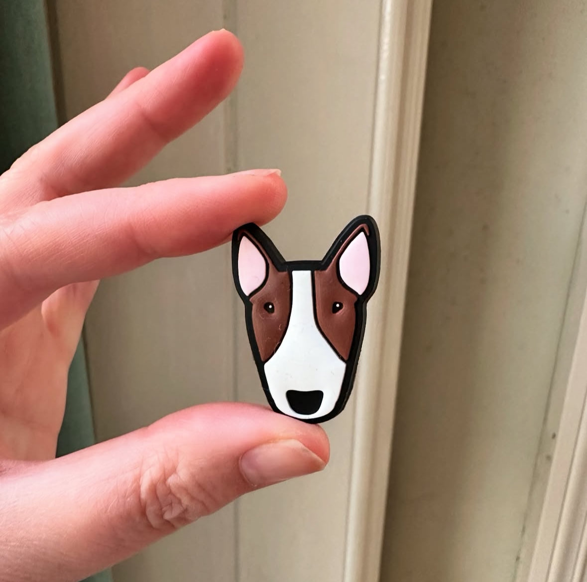 Bull Terrier Clog Charm