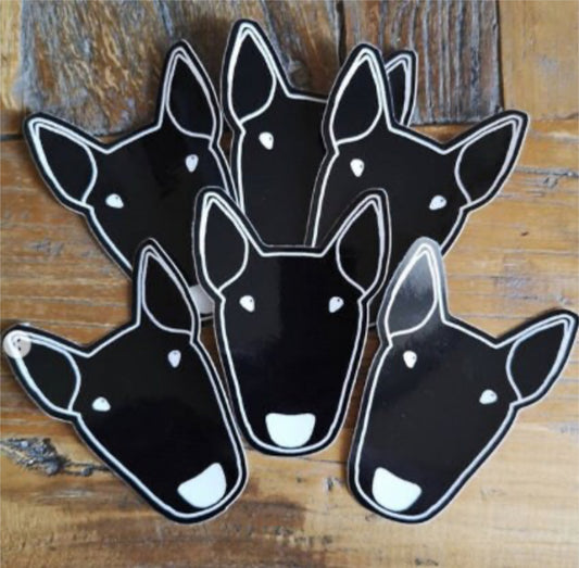Bull Terrier Vinyl Car Sticker