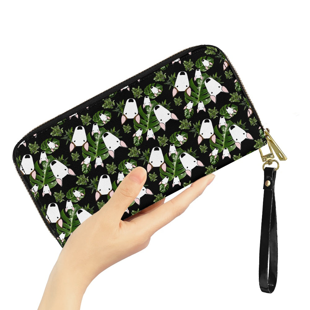 Vegan Leather Zipper Purse