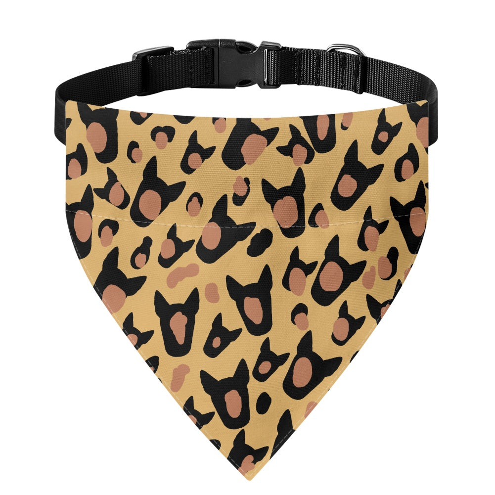 Bully Print Pet Bandana Collar