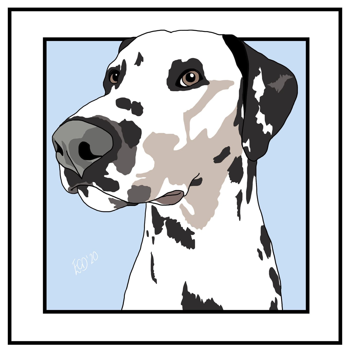 Custom Digital Pet Portrait