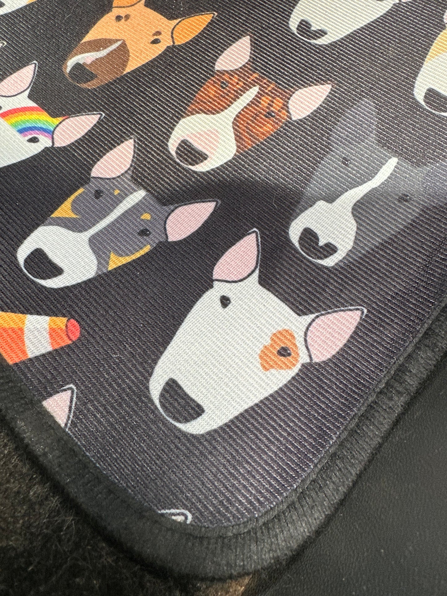 Bull Terrier Print Car Mats