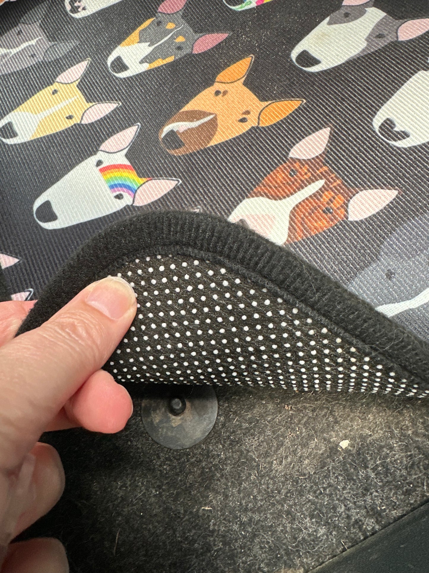 Bull Terrier Print Car Mats