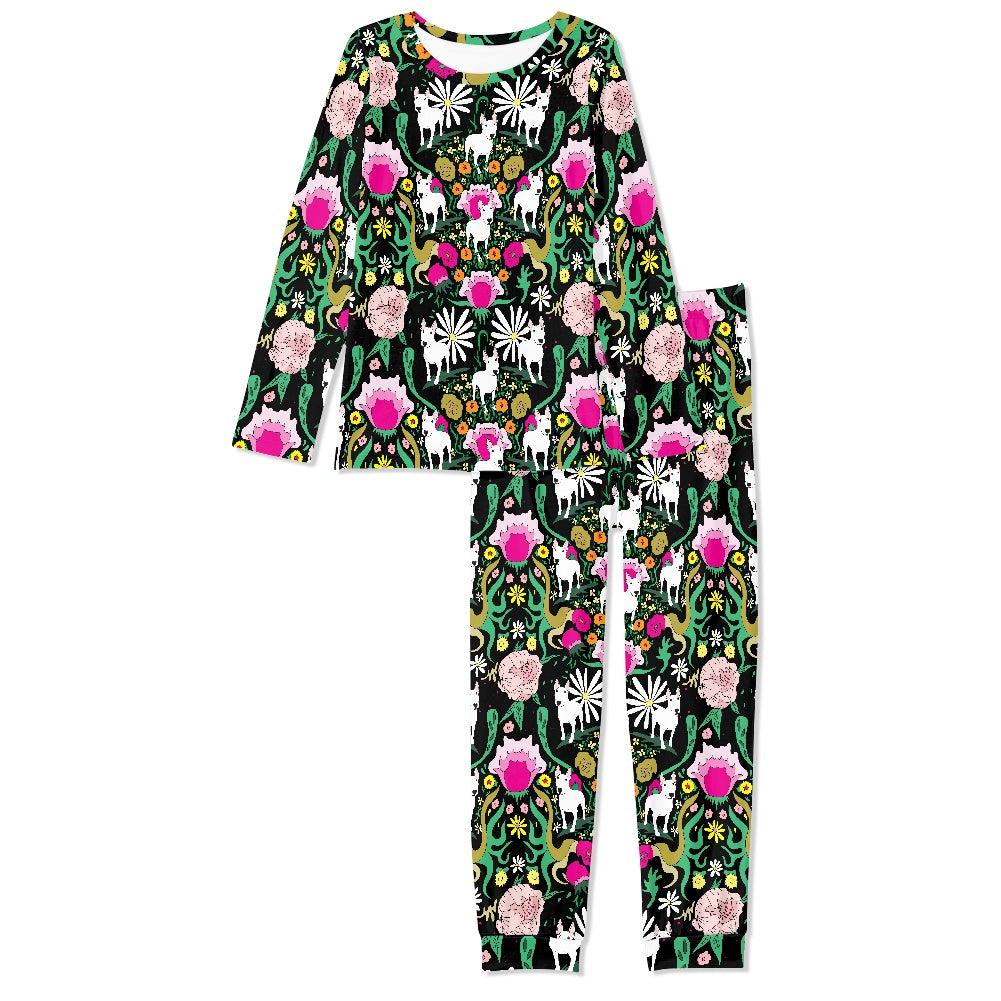 Ladies long sleeve pyjama set