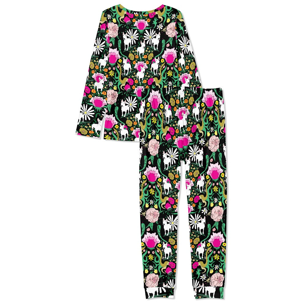 Ladies long sleeve pyjama set