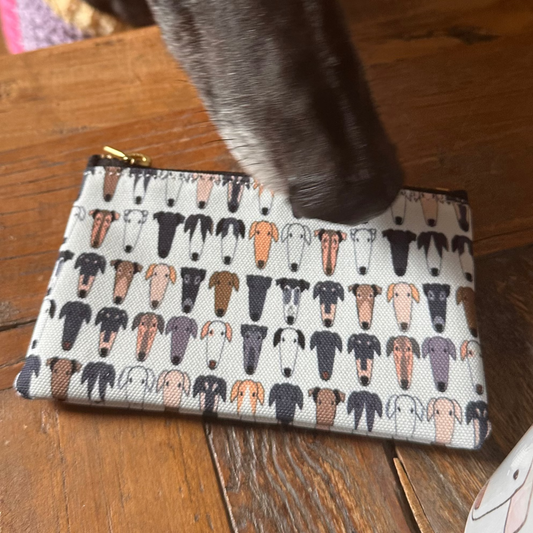 Hound Gang Zipper Purse