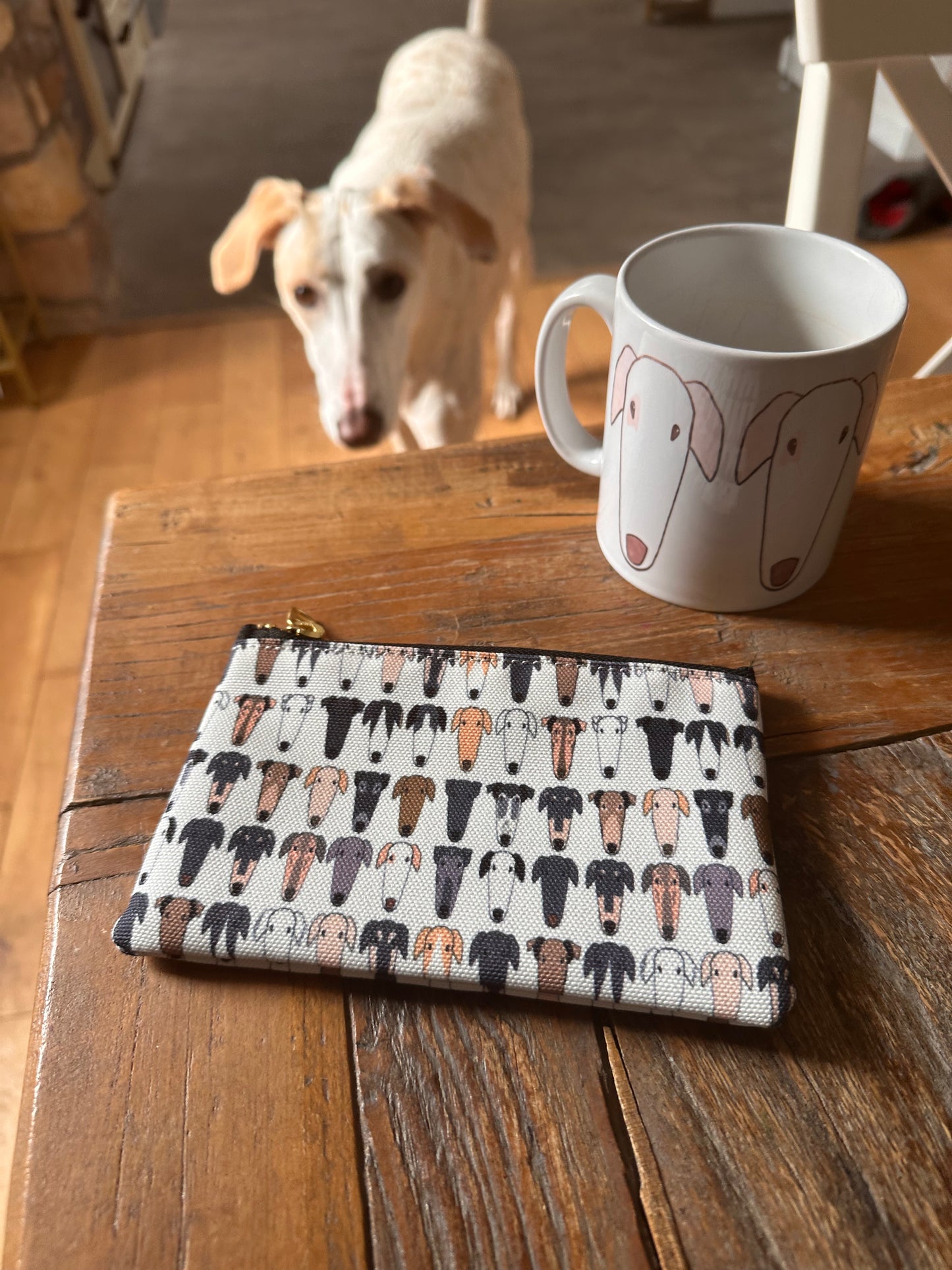 Hound Gang Zipper Purse